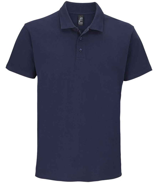 SOL'S SOL'S Summer II Cotton Piqué Polo Shirt - French Navy (11342)