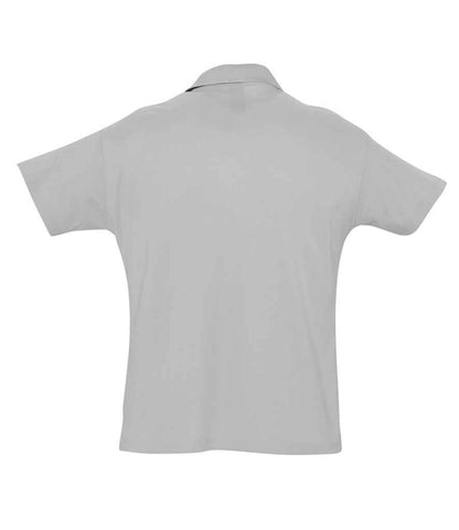SOL'S SOL'S Summer II Cotton Piqué Polo Shirt - Grey Marl (11342)