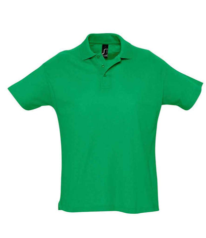 SOL'S SOL'S Summer II Cotton Piqué Polo Shirt - Kelly Green (11342)