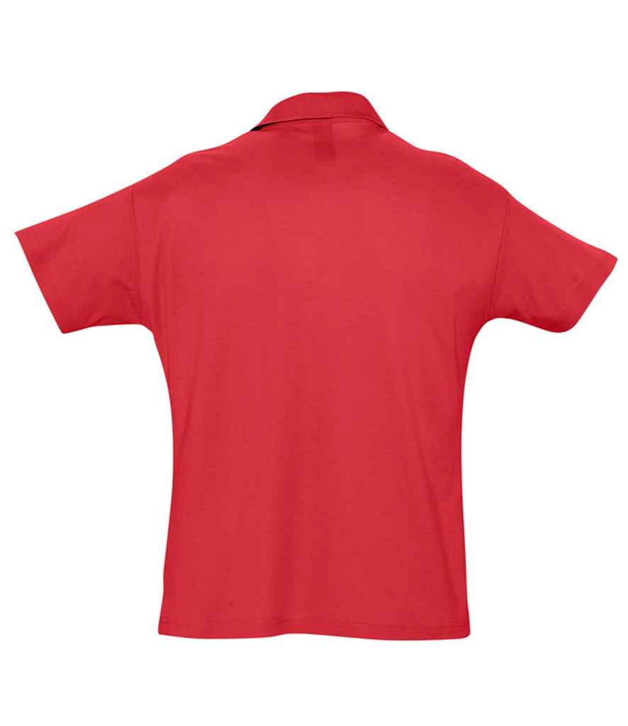SOL'S SOL'S Summer II Cotton Piqué Polo Shirt - Red (11342)
