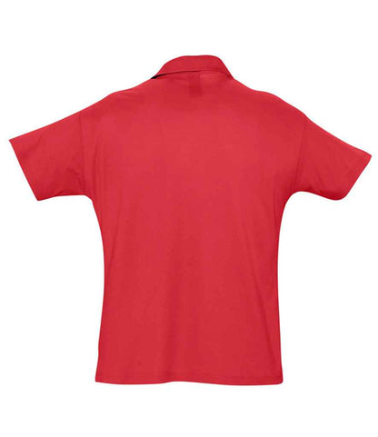 SOL'S SOL'S Summer II Cotton Piqué Polo Shirt - Red (11342)