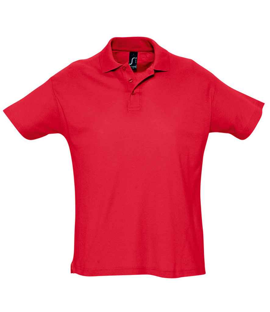 SOL'S SOL'S Summer II Cotton Piqué Polo Shirt - Red (11342)