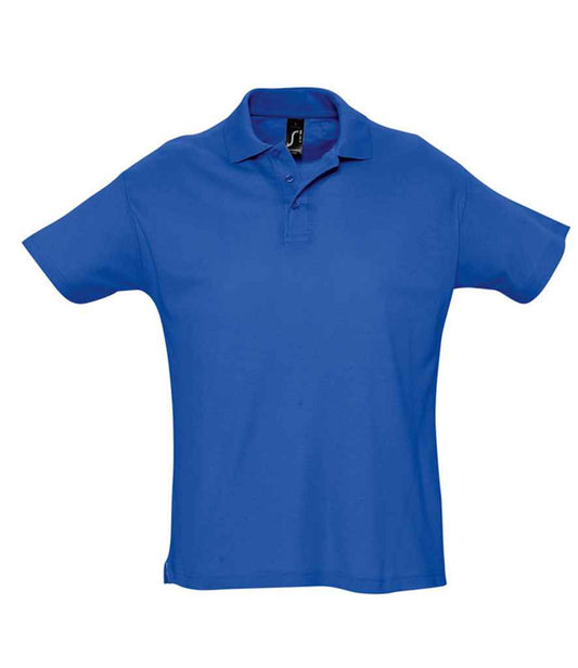 SOL'S SOL'S Summer II Cotton Piqué Polo Shirt - Royal Blue (11342)