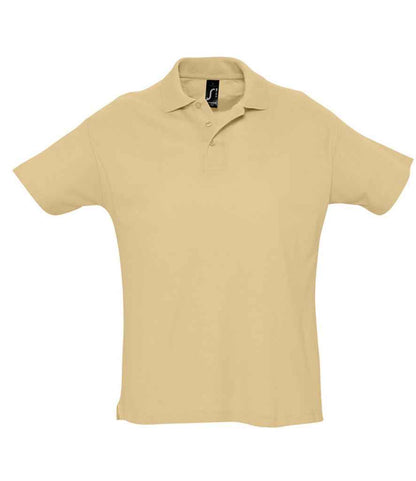 SOL'S SOL'S Summer II Cotton Piqué Polo Shirt - Sand (11342)
