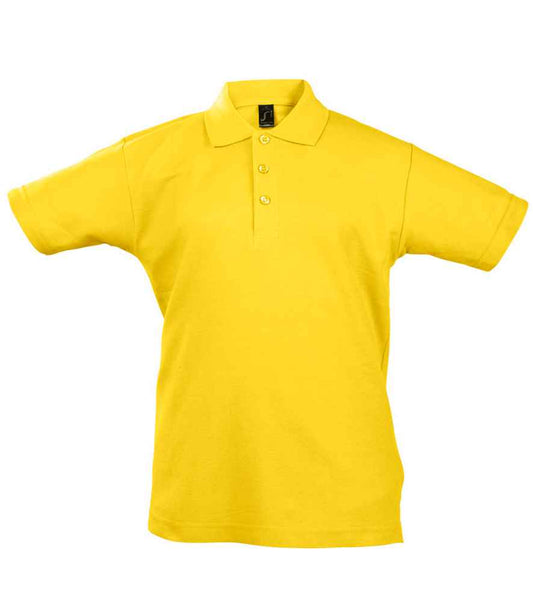 SOL'S SOL'S Kids Summer II Cotton Piqué Polo Shirt - Gold (11344)