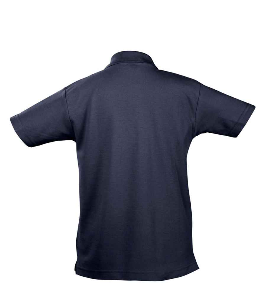 SOL'S SOL'S Kids Summer II Cotton Piqué Polo Shirt - Navy (11344)