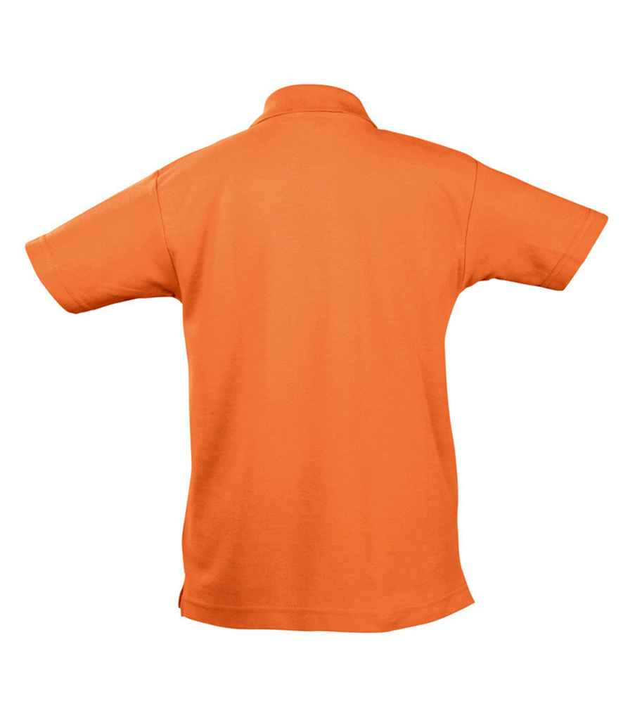 SOL'S SOL'S Kids Summer II Cotton Piqué Polo Shirt - Orange (11344)