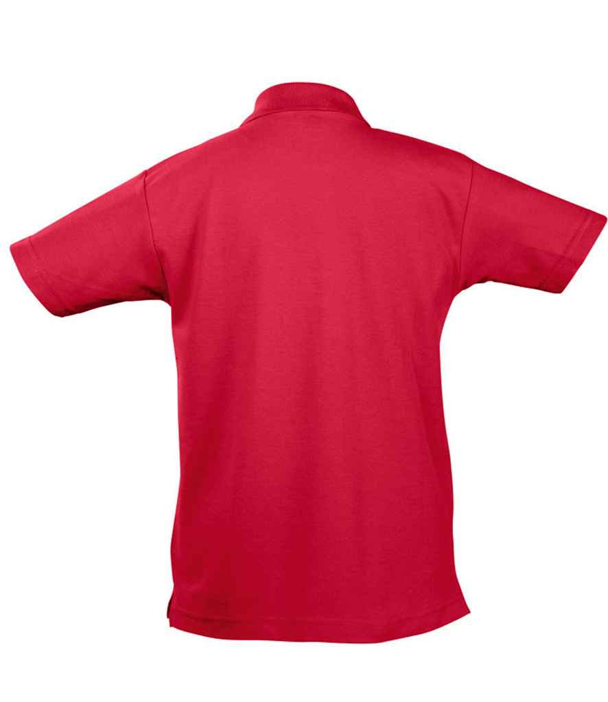 SOL'S SOL'S Kids Summer II Cotton Piqué Polo Shirt - Red (11344)