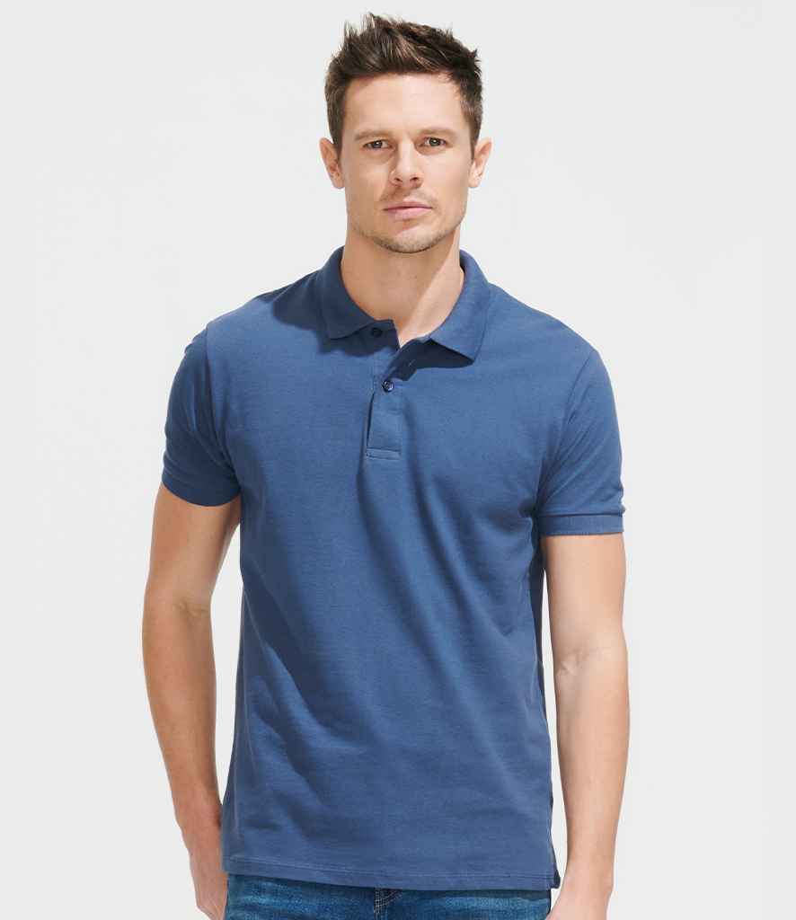SOL'S SOL'S Perfect Cotton Piqué Polo Shirt - Denim (11346)