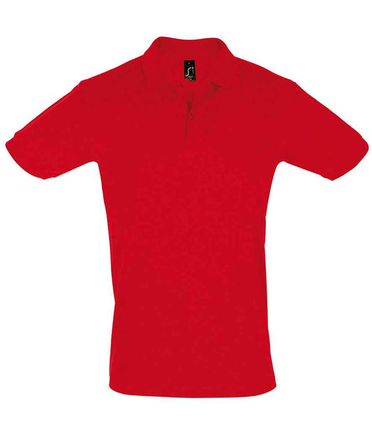 SOL'S SOL'S Perfect Cotton Piqué Polo Shirt - Red (11346)