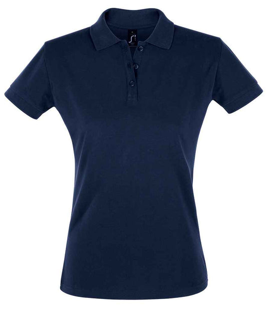SOL'S SOL'S Ladies Perfect Cotton Piqué Polo Shirt - French Navy (11347)