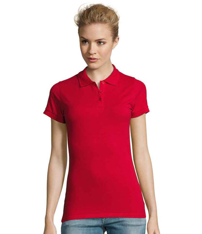 SOL'S SOL'S Ladies Perfect Cotton Piqué Polo Shirt - Red (11347)