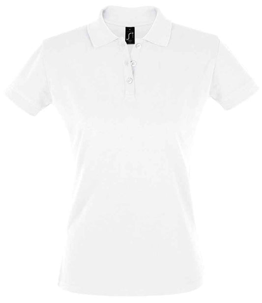 SOL'S SOL'S Ladies Perfect Cotton Piqué Polo Shirt - White (11347)