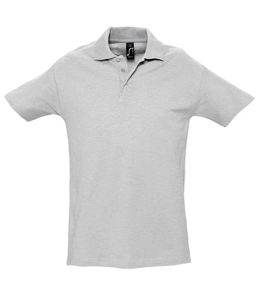 SOL'S SOL'S Spring II Heavy Cotton Piqué Polo Shirt - Ash (11362)