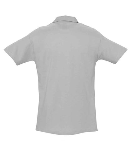SOL'S SOL'S Spring II Heavy Cotton Piqué Polo Shirt - Grey Marl (11362)