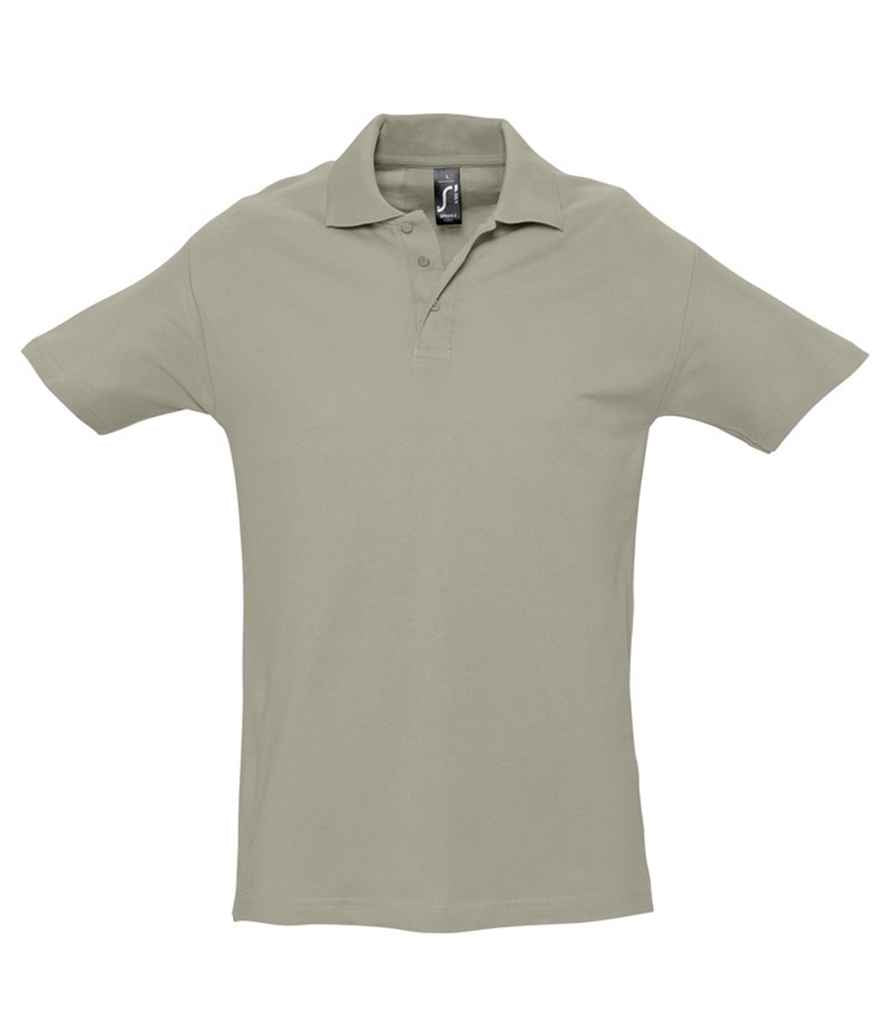 SOL'S SOL'S Spring II Heavy Cotton Piqué Polo Shirt - Khaki (11362)