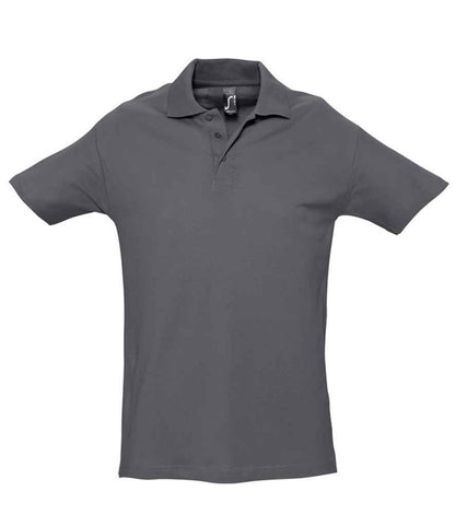 SOL'S SOL'S Spring II Heavy Cotton Piqué Polo Shirt - Mouse Grey (11362)