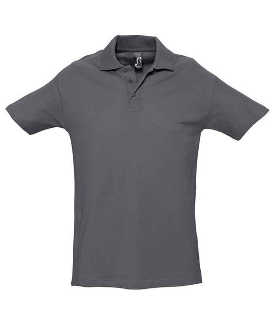 SOL'S SOL'S Spring II Heavy Cotton Piqué Polo Shirt - Mouse Grey (11362)