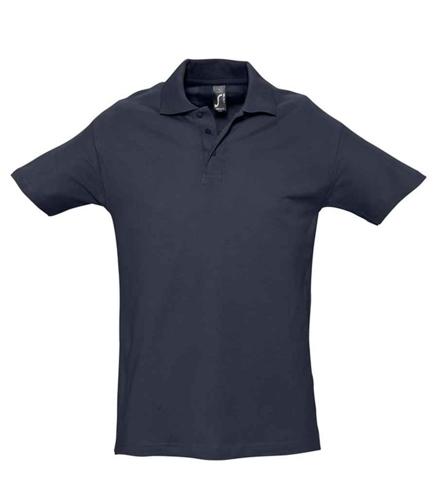 SOL'S SOL'S Spring II Heavy Cotton Piqué Polo Shirt - Navy (11362)