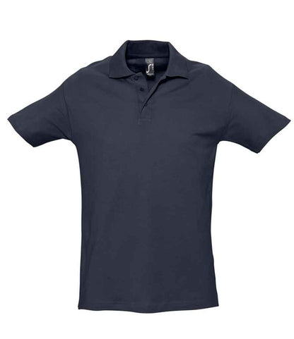 SOL'S SOL'S Spring II Heavy Cotton Piqué Polo Shirt - Navy (11362)
