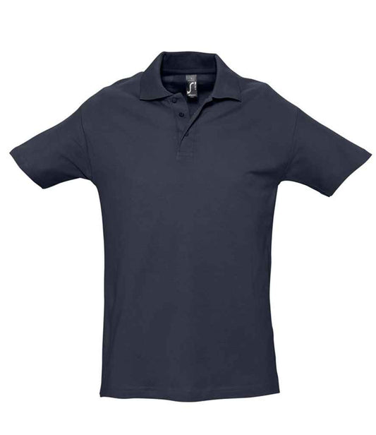SOL'S SOL'S Spring II Heavy Cotton Piqué Polo Shirt - Navy (11362)