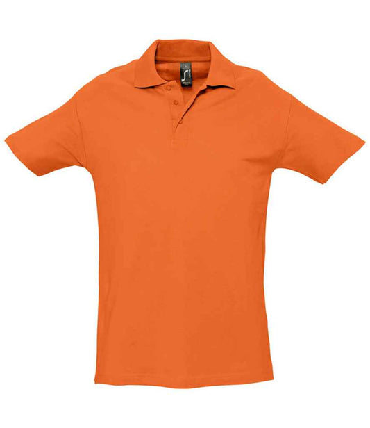 SOL'S SOL'S Spring II Heavy Cotton Piqué Polo Shirt - Orange (11362)