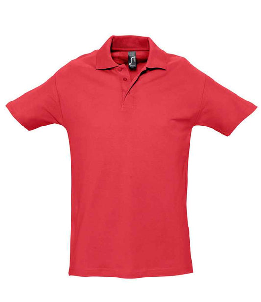 SOL'S SOL'S Spring II Heavy Cotton Piqué Polo Shirt - Red (11362)