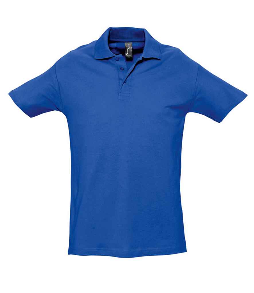 SOL'S SOL'S Spring II Heavy Cotton Piqué Polo Shirt - Royal Blue (11362)