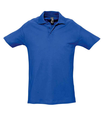 SOL'S SOL'S Spring II Heavy Cotton Piqué Polo Shirt - Royal Blue (11362)