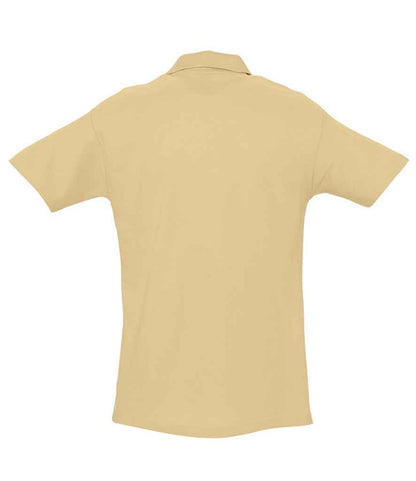 SOL'S SOL'S Spring II Heavy Cotton Piqué Polo Shirt - Sand (11362)