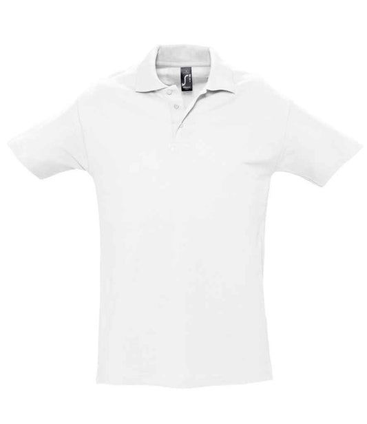 SOL'S SOL'S Spring II Heavy Cotton Piqué Polo Shirt - White (11362)