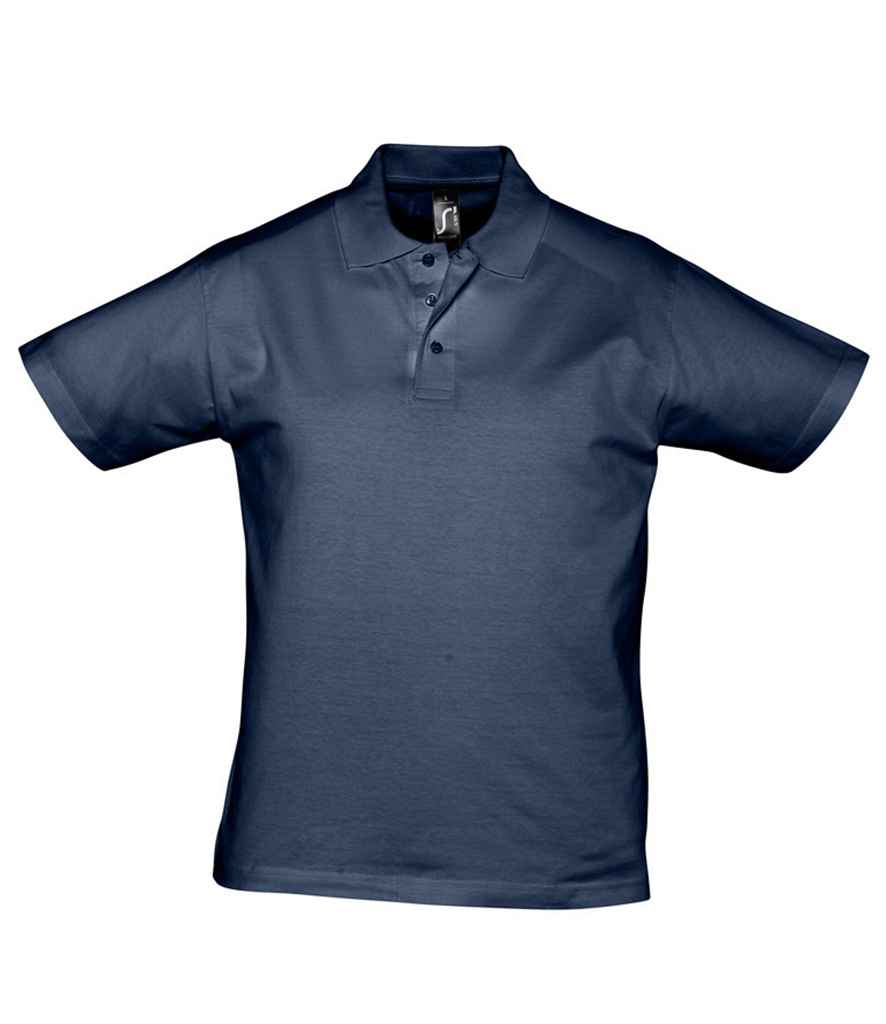 SOL'S SOL'S Prescott Cotton Jersey Polo Shirt - French Navy (11377)