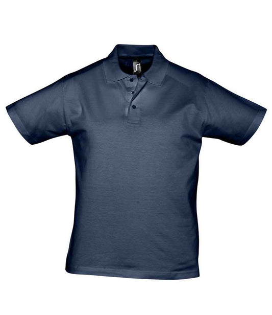 SOL'S SOL'S Prescott Cotton Jersey Polo Shirt - French Navy (11377)