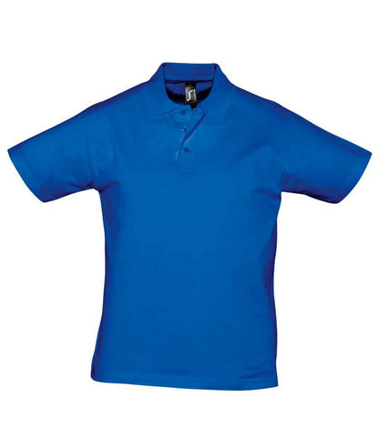 SOL'S SOL'S Prescott Cotton Jersey Polo Shirt - Royal Blue (11377)