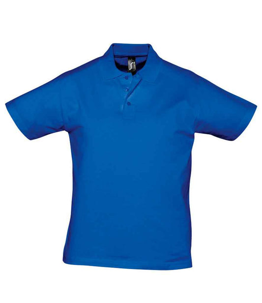 SOL'S SOL'S Prescott Cotton Jersey Polo Shirt - Royal Blue (11377)