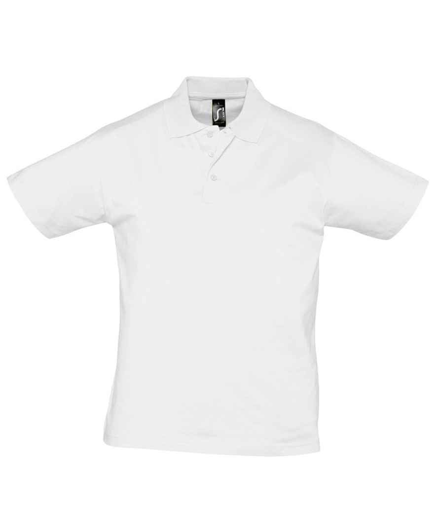SOL'S SOL'S Prescott Cotton Jersey Polo Shirt - White (11377)