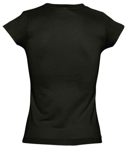 SOL'S SOL'S Ladies Moon V Neck T-Shirt - Deep Black (11388)