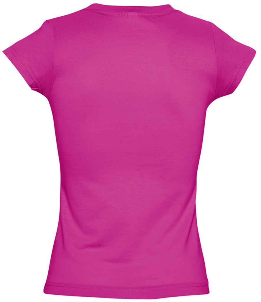 SOL'S SOL'S Ladies Moon V Neck T-Shirt - Fuchsia (11388)