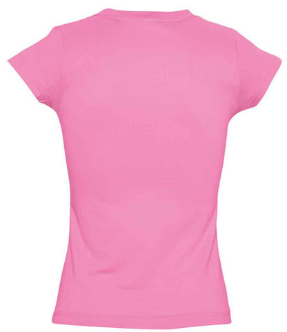SOL'S SOL'S Ladies Moon V Neck T-Shirt - Orchid Pink (11388)