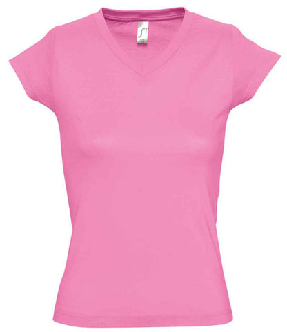 SOL'S SOL'S Ladies Moon V Neck T-Shirt - Orchid Pink (11388)