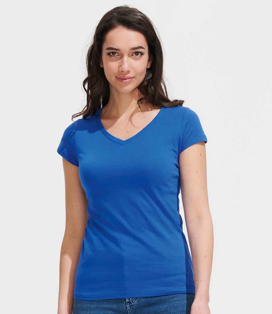 SOL'S SOL'S Ladies Moon V Neck T-Shirt - Royal Blue (11388)
