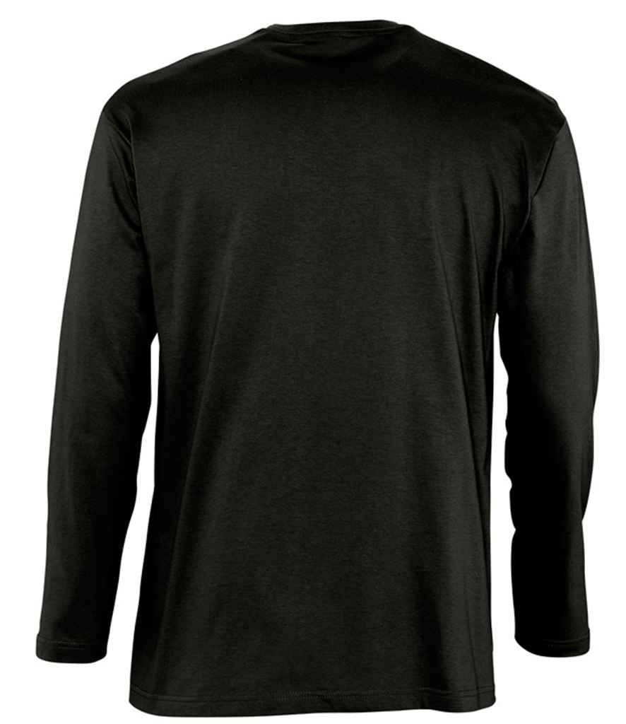 SOL'S SOL'S Monarch Long Sleeve T-Shirt - Deep Black (11420)