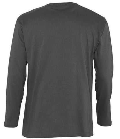 SOL'S SOL'S Monarch Long Sleeve T-Shirt - Dark Grey (11420)