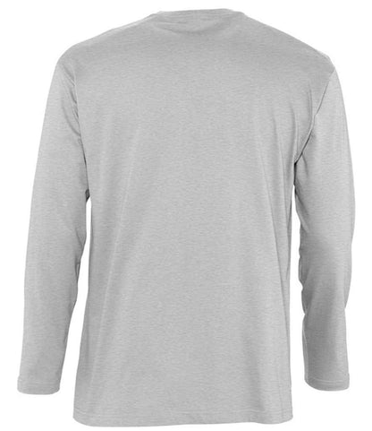 SOL'S SOL'S Monarch Long Sleeve T-Shirt - Grey Marl (11420)