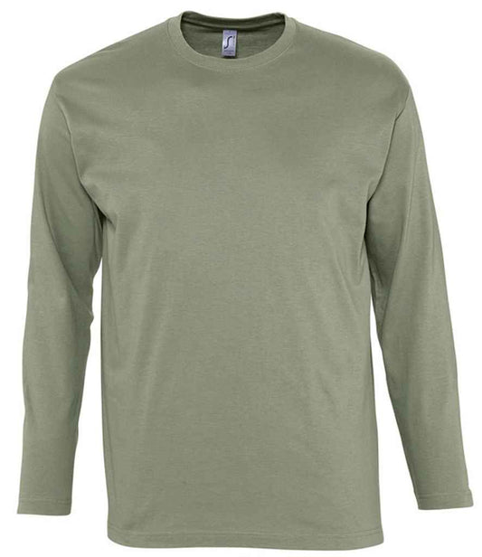 SOL'S SOL'S Monarch Long Sleeve T-Shirt - Khaki (11420)