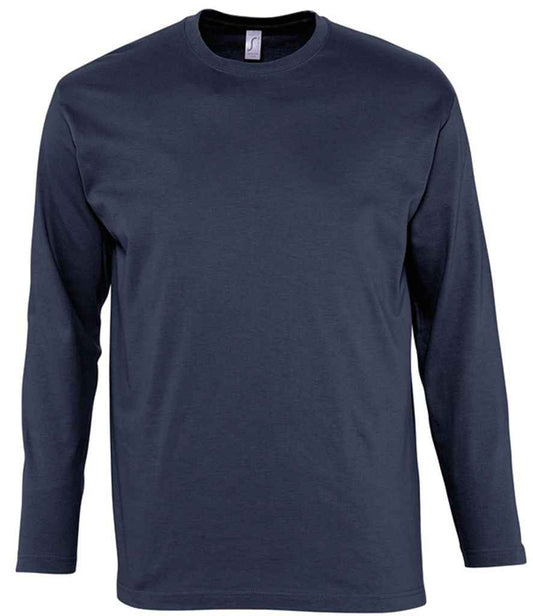 SOL'S SOL'S Monarch Long Sleeve T-Shirt - Navy (11420)