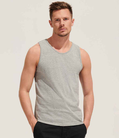 SOL'S SOL'S Justin Tank Top - Grey Marl (11465)