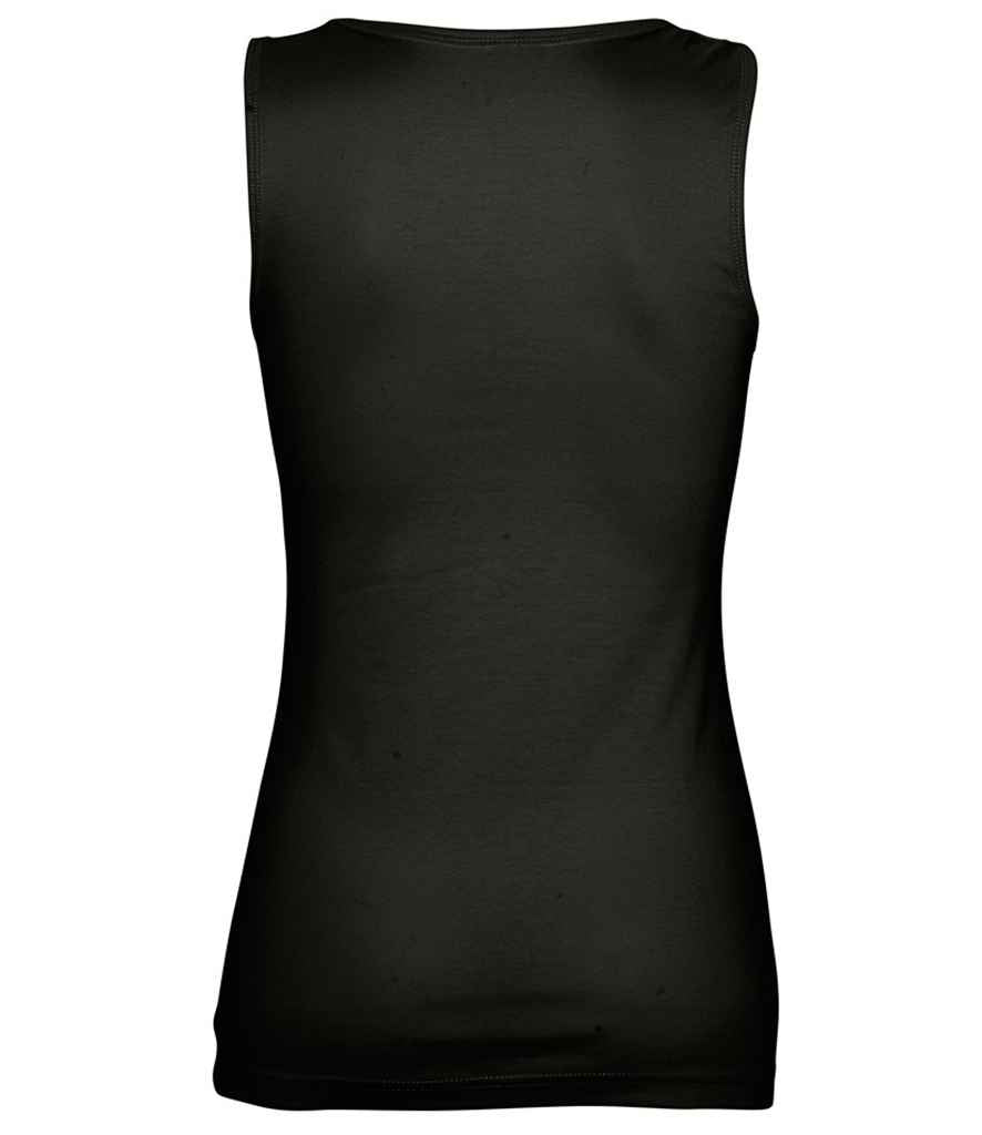 SOL'S SOL'S Ladies Jane Tank Top - Deep Black (11475)