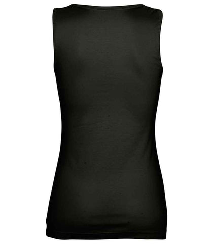 SOL'S SOL'S Ladies Jane Tank Top - Deep Black (11475)