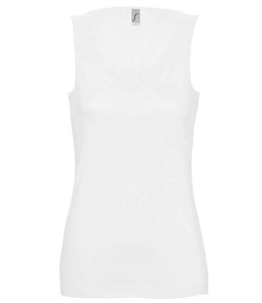 SOL'S SOL'S Ladies Jane Tank Top - White (11475)